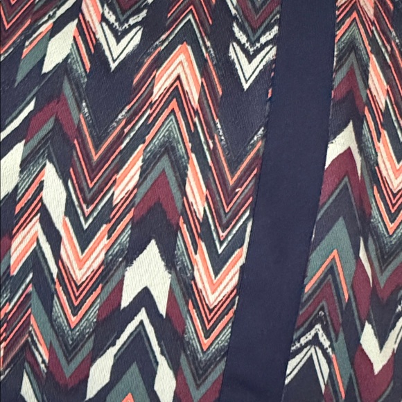 Title Nine Women's Chevron Hillary Dress - Navy and Pink NEW - Picture 5 of 11